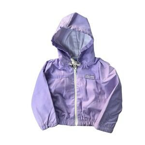 Vintage 1980s Osh Kosh‎ Purple Zip Up Lightweight Jacket Size 12 Months